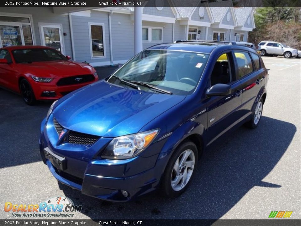 2003 Pontiac Vibe Neptune Blue / Graphite Photo #3