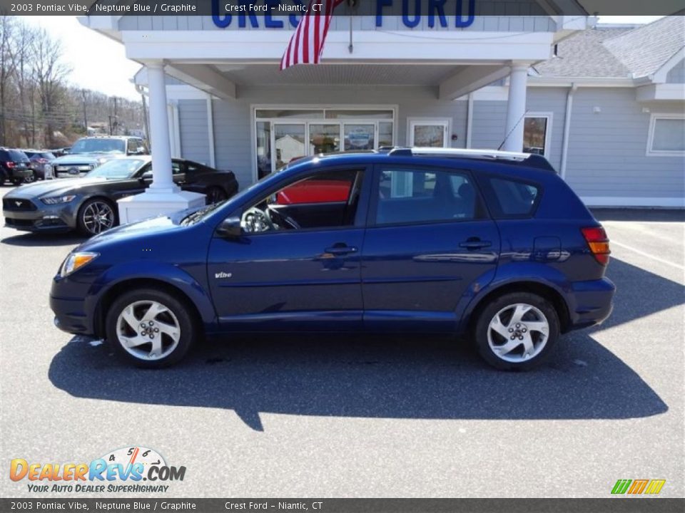 2003 Pontiac Vibe Neptune Blue / Graphite Photo #4