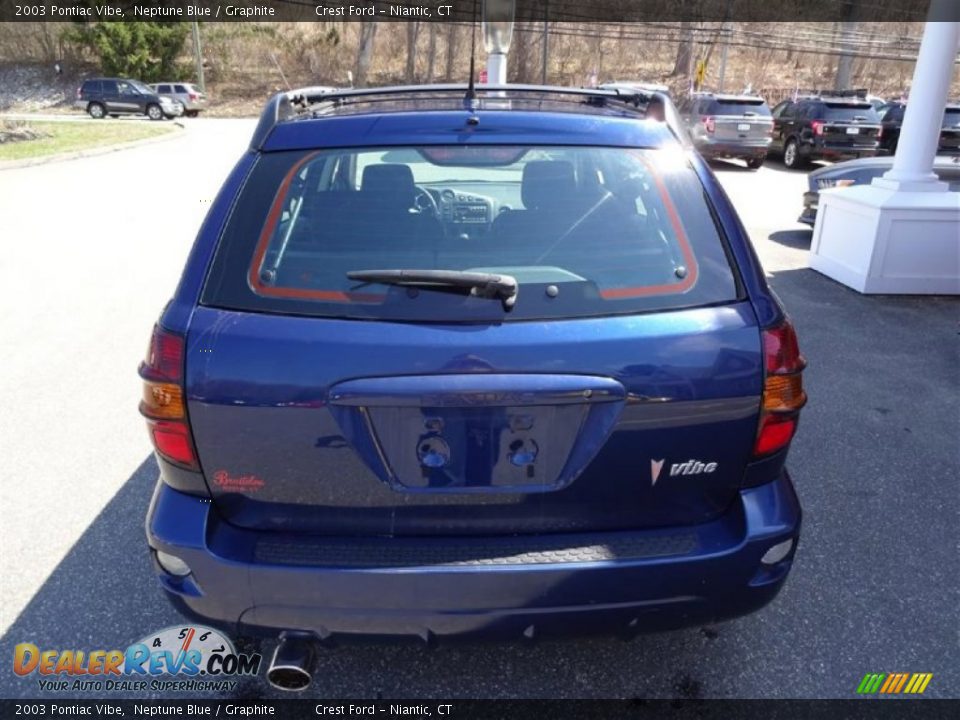 2003 Pontiac Vibe Neptune Blue / Graphite Photo #6