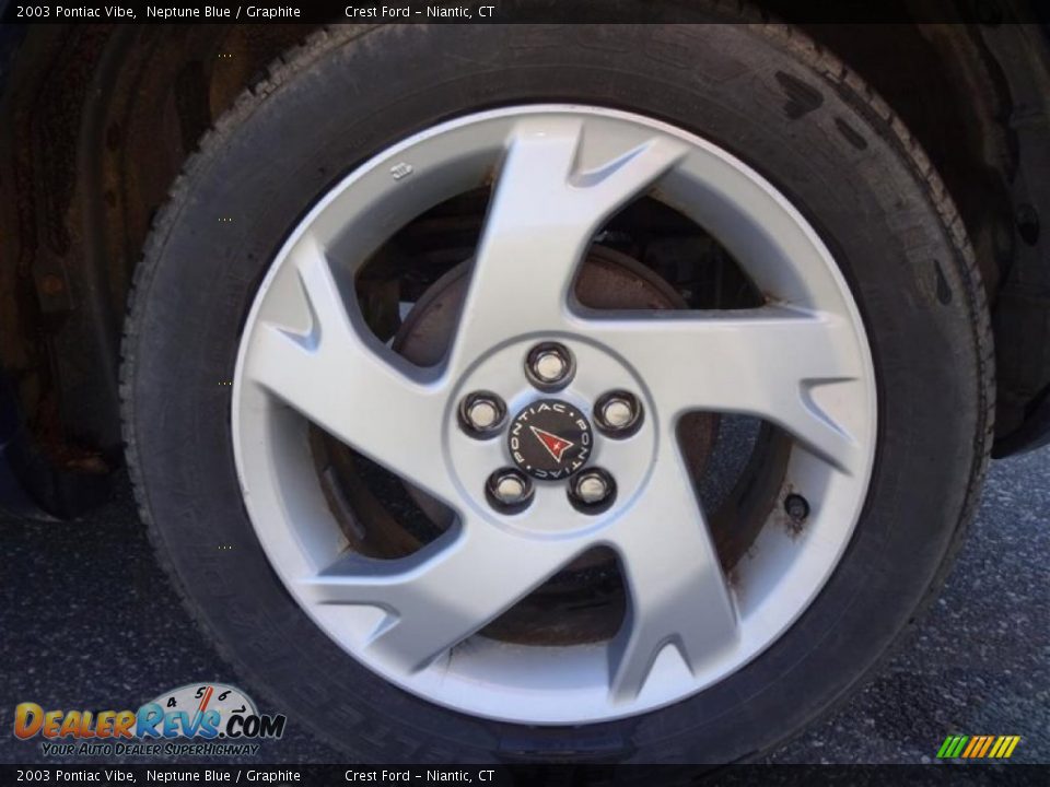 2003 Pontiac Vibe Neptune Blue / Graphite Photo #8