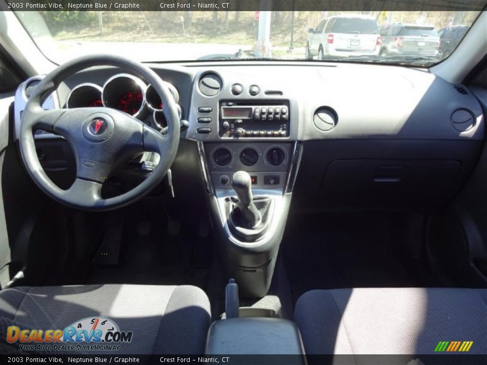 2003 Pontiac Vibe Neptune Blue / Graphite Photo #11