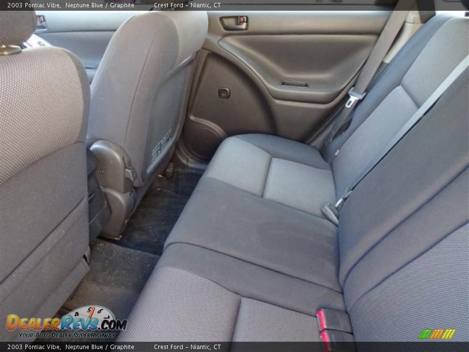 2003 Pontiac Vibe Neptune Blue / Graphite Photo #12