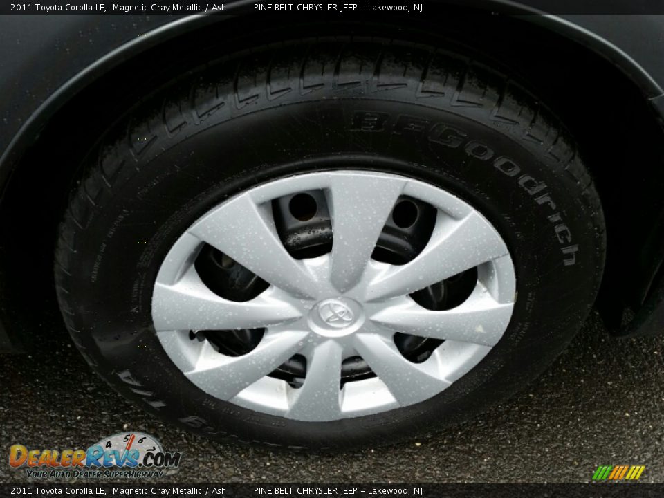 2011 Toyota Corolla LE Magnetic Gray Metallic / Ash Photo #4