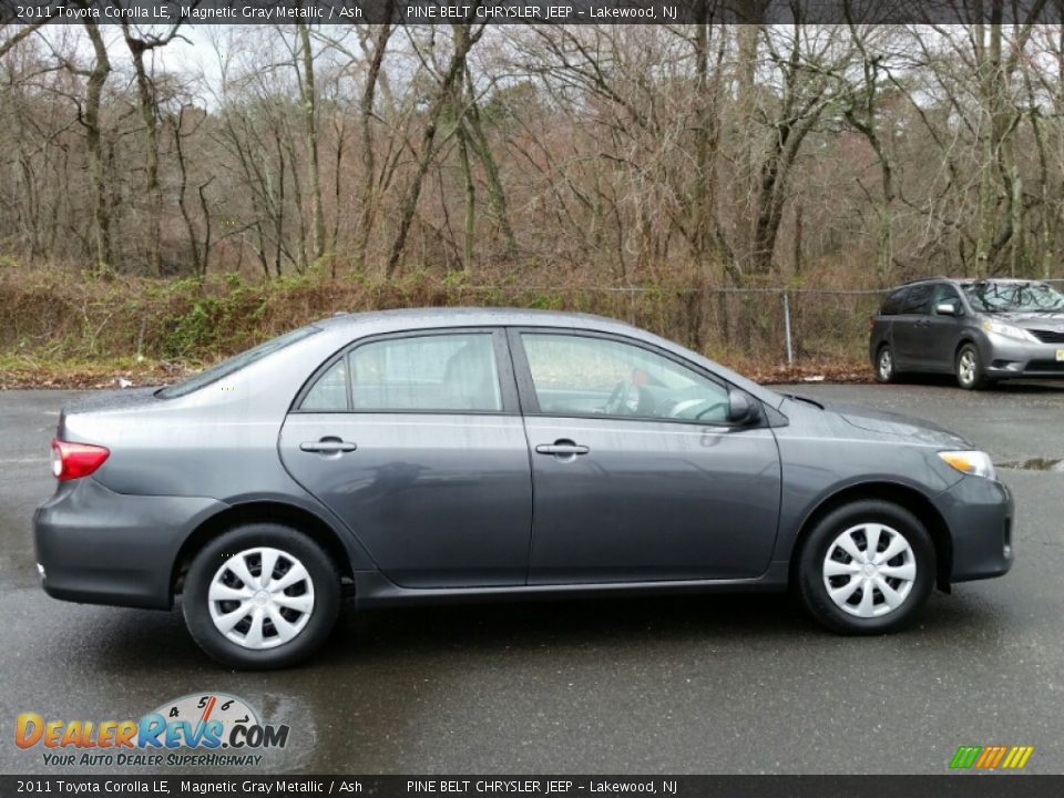 2011 Toyota Corolla LE Magnetic Gray Metallic / Ash Photo #5