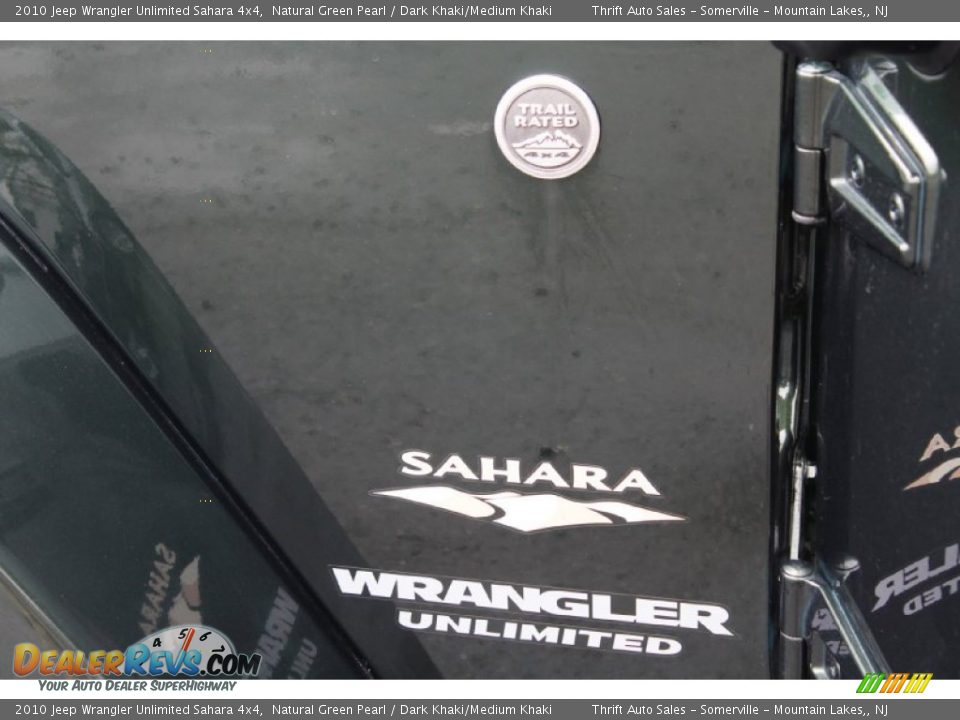 2010 Jeep Wrangler Unlimited Sahara 4x4 Natural Green Pearl / Dark Khaki/Medium Khaki Photo #21