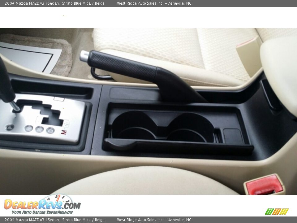 2004 Mazda MAZDA3 i Sedan Strato Blue Mica / Beige Photo #31