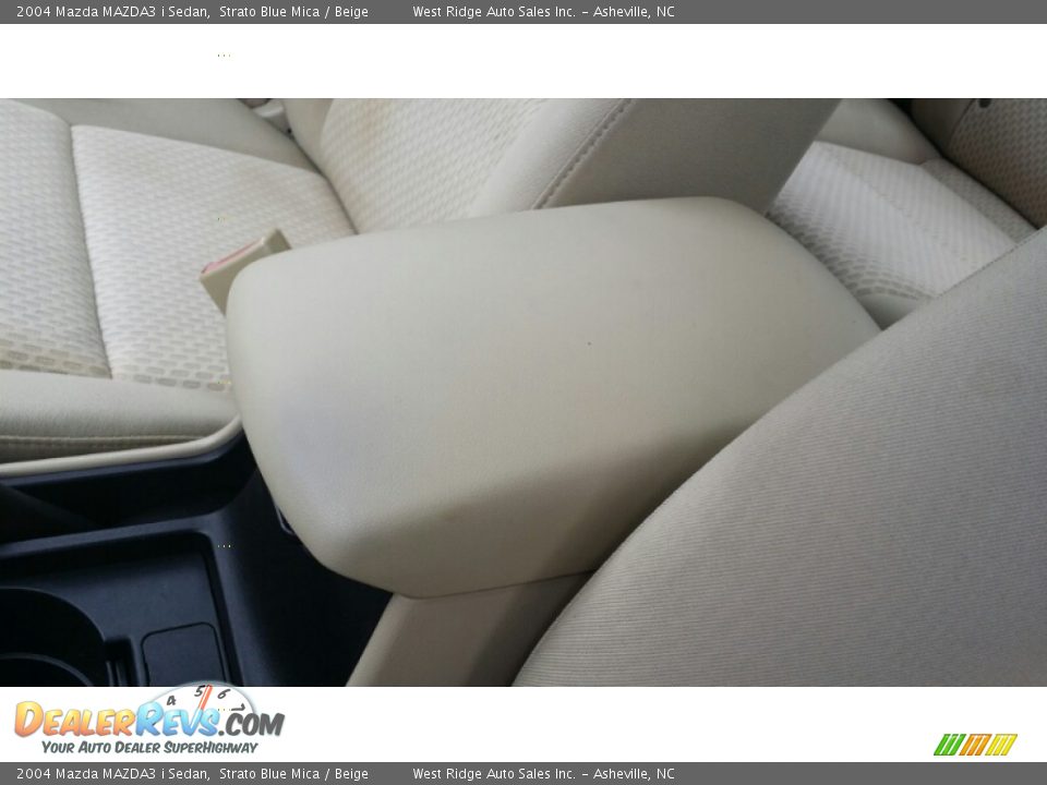 2004 Mazda MAZDA3 i Sedan Strato Blue Mica / Beige Photo #33