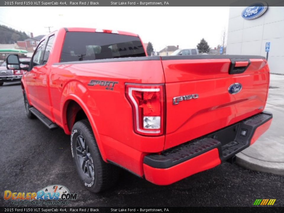 2015 Ford F150 XLT SuperCab 4x4 Race Red / Black Photo #3