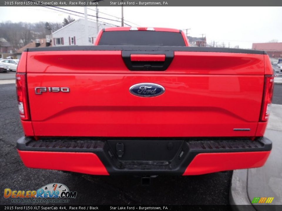 2015 Ford F150 XLT SuperCab 4x4 Race Red / Black Photo #4