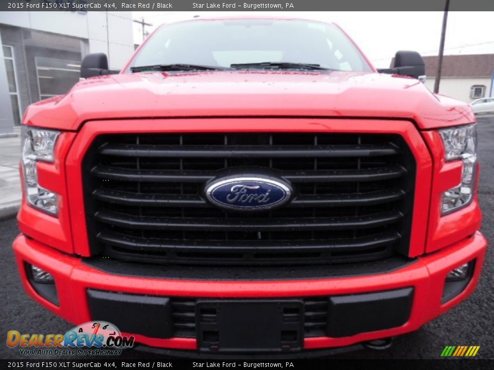 2015 Ford F150 XLT SuperCab 4x4 Race Red / Black Photo #9