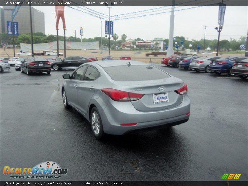 2016 Hyundai Elantra SE Shale Gray / Gray Photo #6