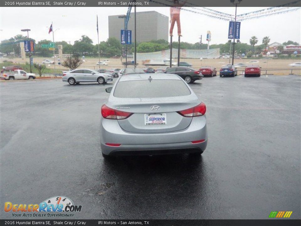 2016 Hyundai Elantra SE Shale Gray / Gray Photo #7