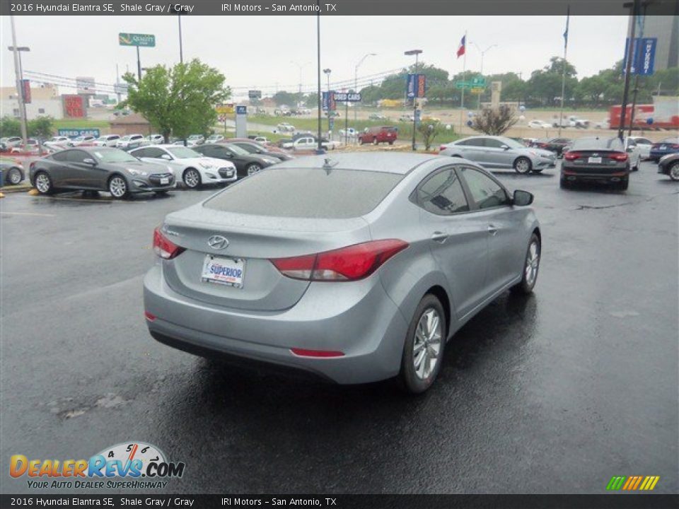 2016 Hyundai Elantra SE Shale Gray / Gray Photo #8