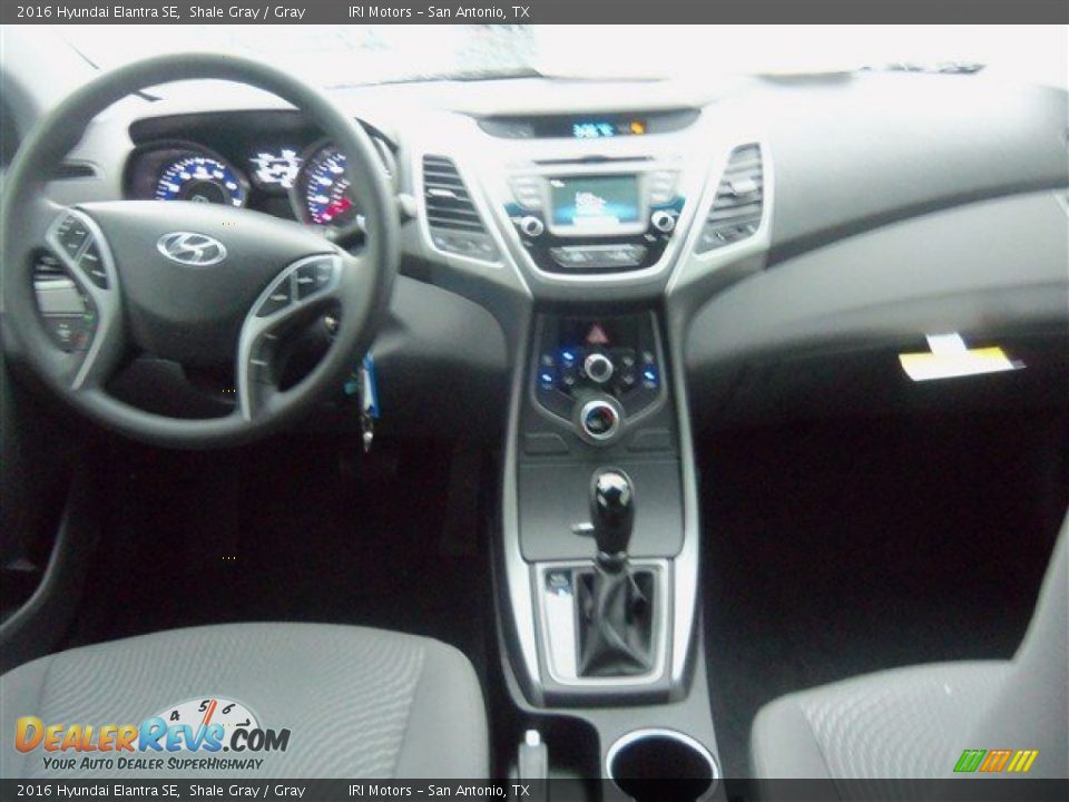 2016 Hyundai Elantra SE Shale Gray / Gray Photo #13