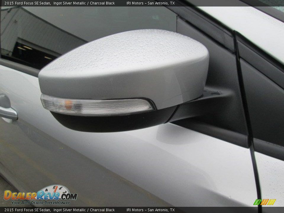 2015 Ford Focus SE Sedan Ingot Silver Metallic / Charcoal Black Photo #4
