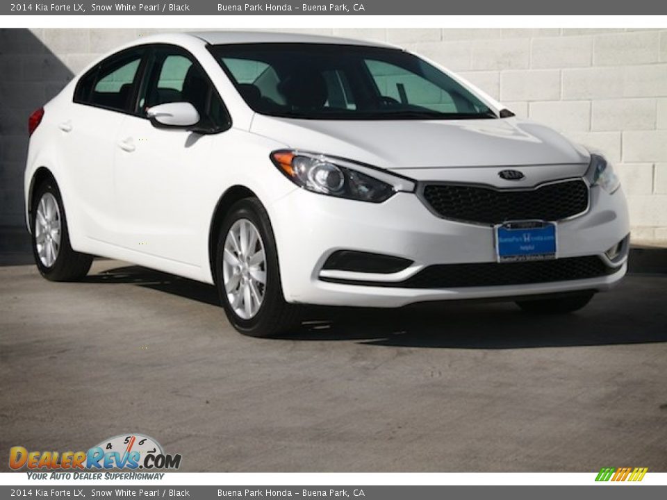 2014 Kia Forte LX Snow White Pearl / Black Photo #1