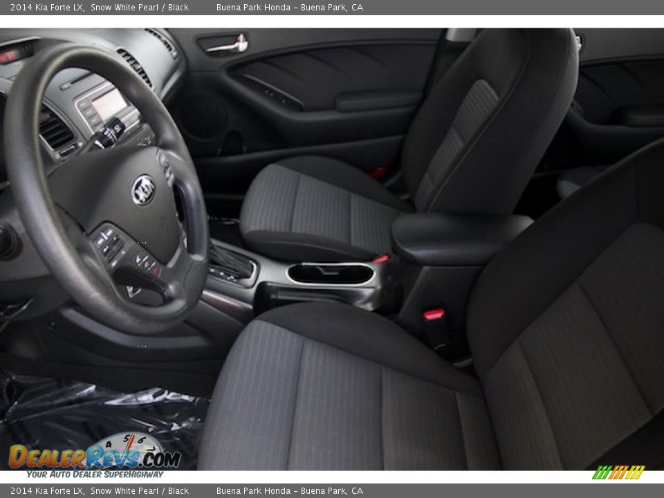 2014 Kia Forte LX Snow White Pearl / Black Photo #3