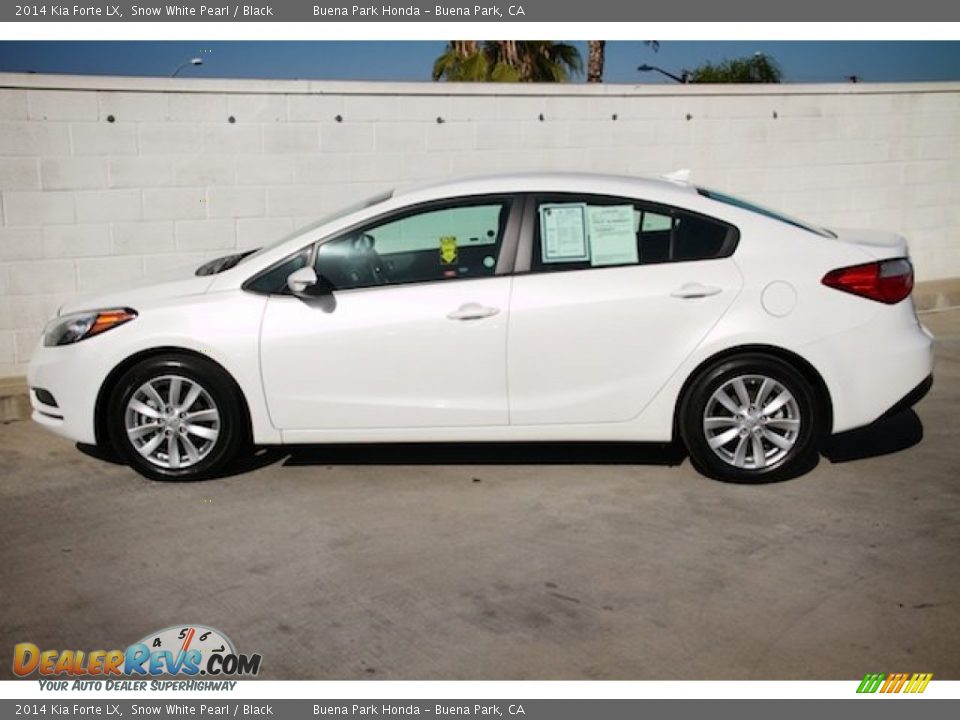 2014 Kia Forte LX Snow White Pearl / Black Photo #10