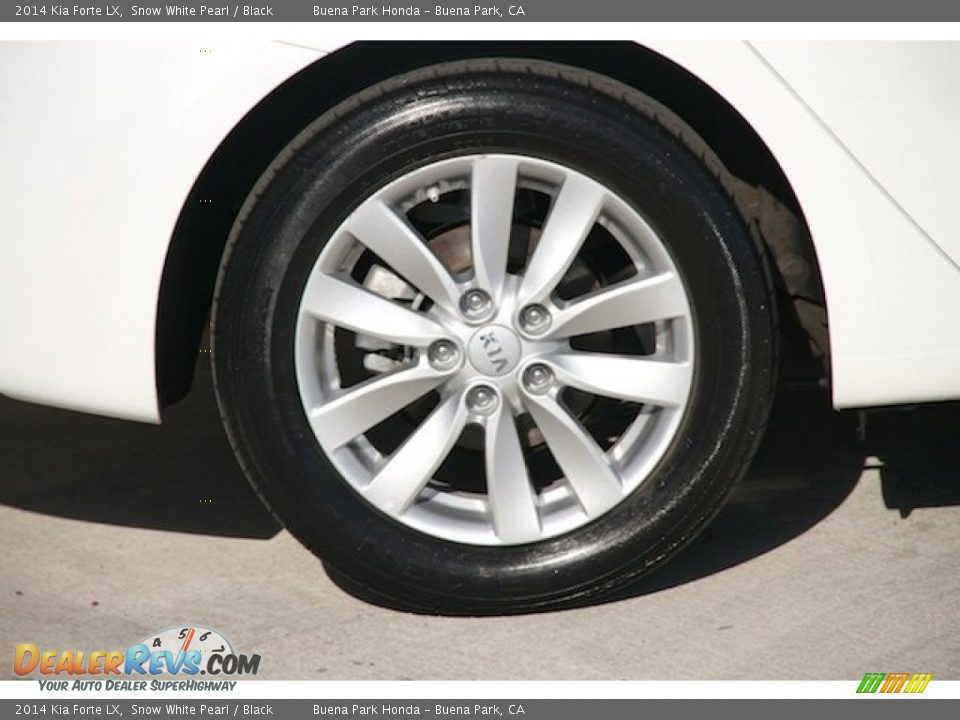 2014 Kia Forte LX Snow White Pearl / Black Photo #25