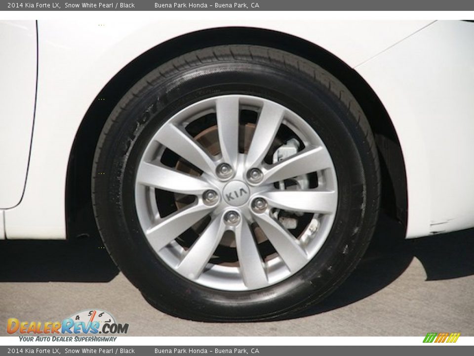 2014 Kia Forte LX Snow White Pearl / Black Photo #26