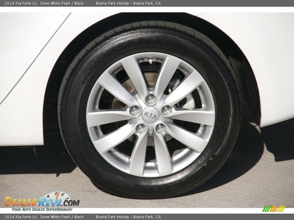 2014 Kia Forte LX Snow White Pearl / Black Photo #27