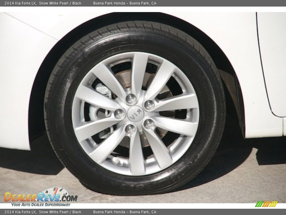 2014 Kia Forte LX Snow White Pearl / Black Photo #28