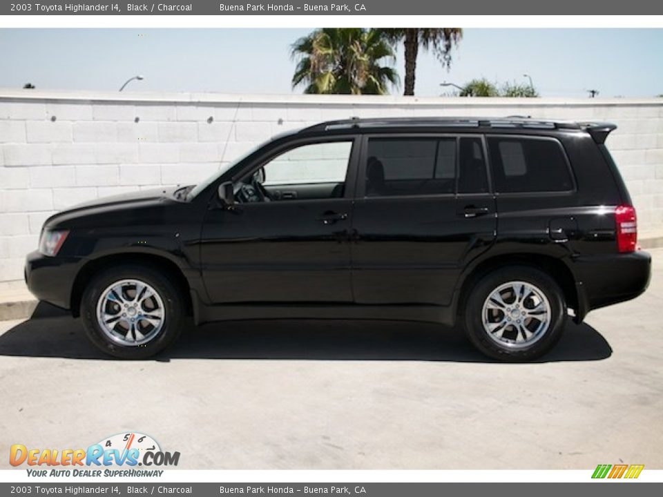 Black 2003 Toyota Highlander I4 Photo #10