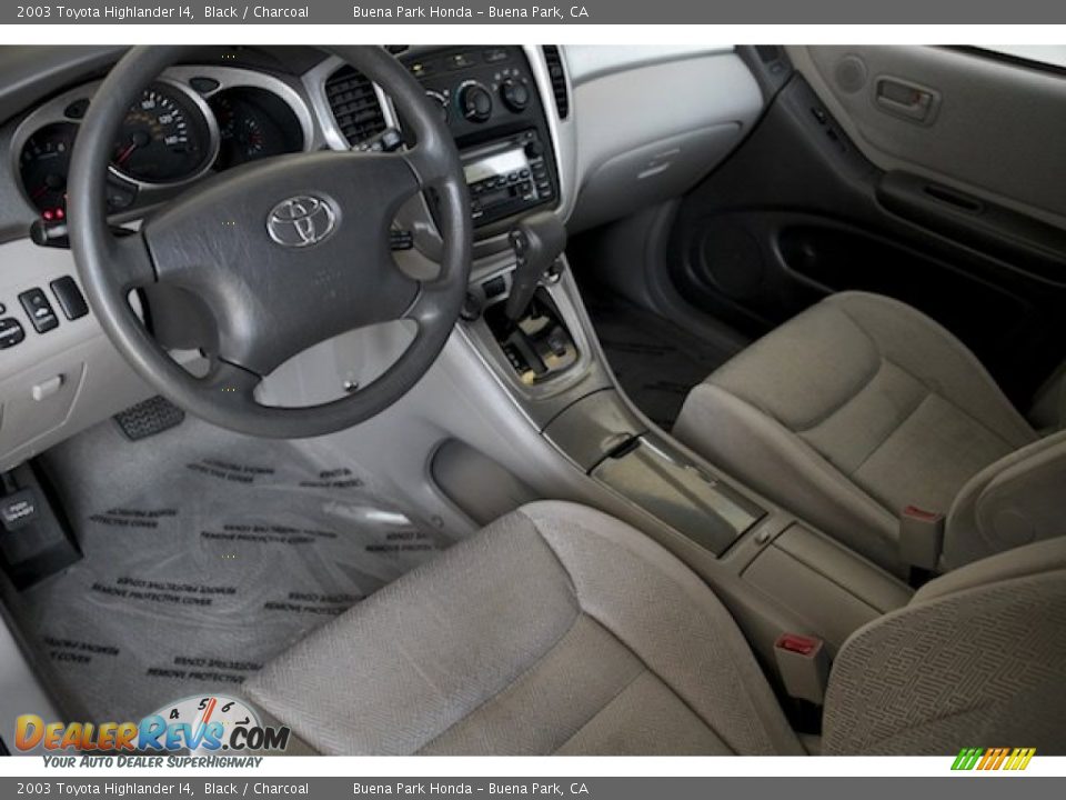 Charcoal Interior - 2003 Toyota Highlander I4 Photo #11