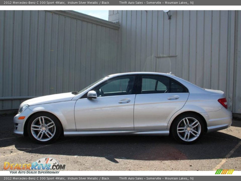 2012 Mercedes-Benz C 300 Sport 4Matic Iridium Silver Metallic / Black Photo #3