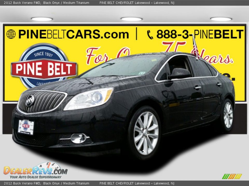 2012 Buick Verano FWD Black Onyx / Medium Titanium Photo #1