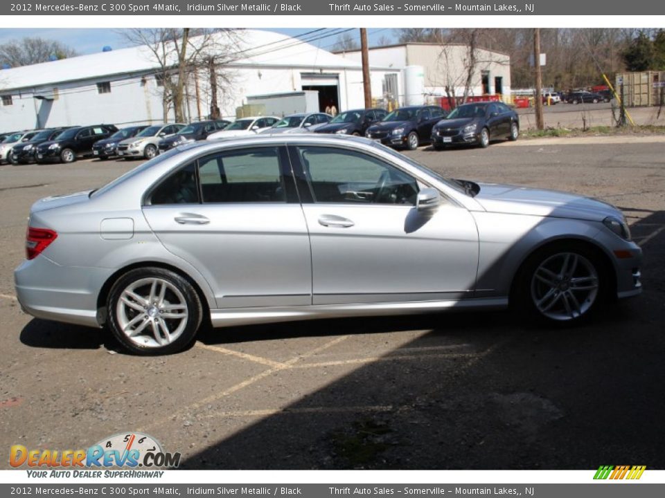 2012 Mercedes-Benz C 300 Sport 4Matic Iridium Silver Metallic / Black Photo #6