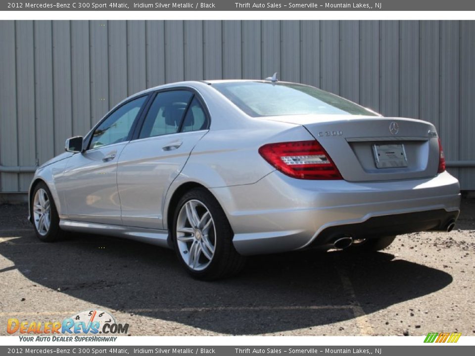 2012 Mercedes-Benz C 300 Sport 4Matic Iridium Silver Metallic / Black Photo #9