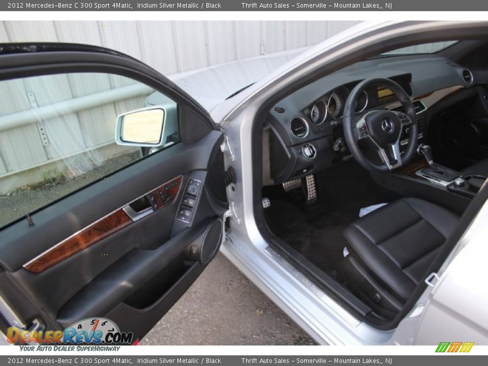 2012 Mercedes-Benz C 300 Sport 4Matic Iridium Silver Metallic / Black Photo #10