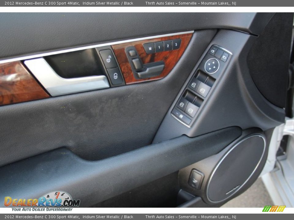 2012 Mercedes-Benz C 300 Sport 4Matic Iridium Silver Metallic / Black Photo #11
