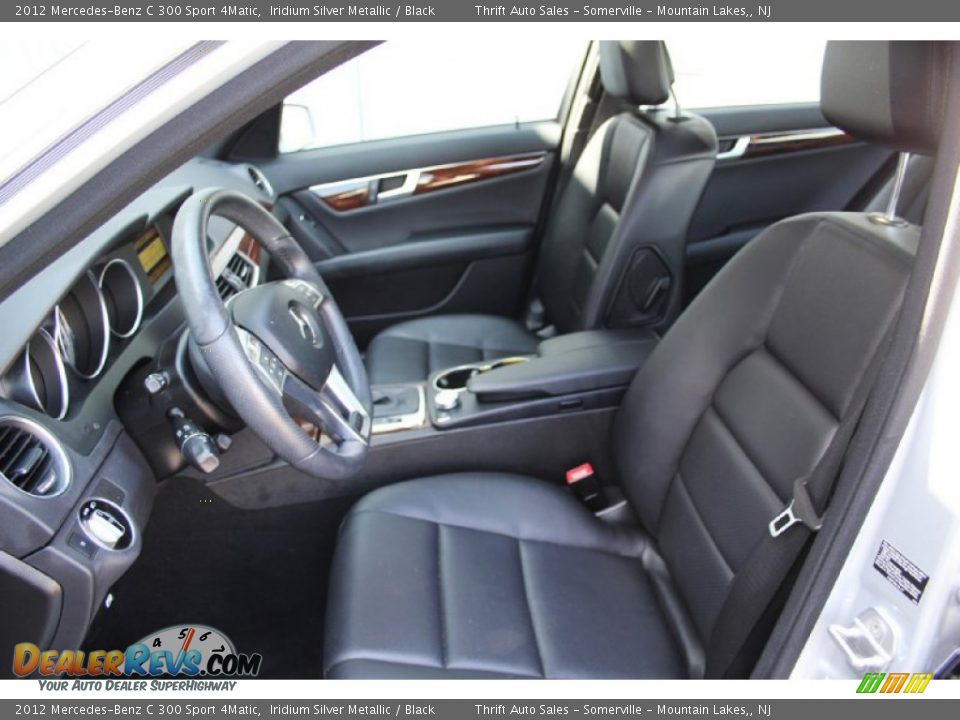 2012 Mercedes-Benz C 300 Sport 4Matic Iridium Silver Metallic / Black Photo #12