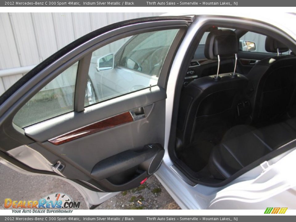 2012 Mercedes-Benz C 300 Sport 4Matic Iridium Silver Metallic / Black Photo #13