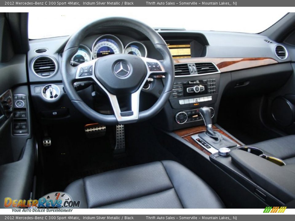 2012 Mercedes-Benz C 300 Sport 4Matic Iridium Silver Metallic / Black Photo #15