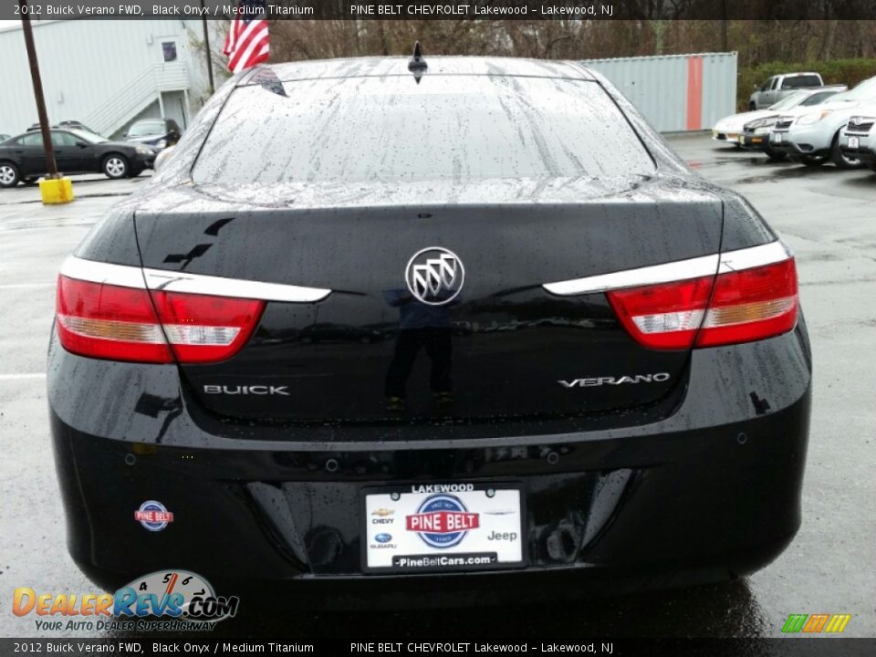 2012 Buick Verano FWD Black Onyx / Medium Titanium Photo #8