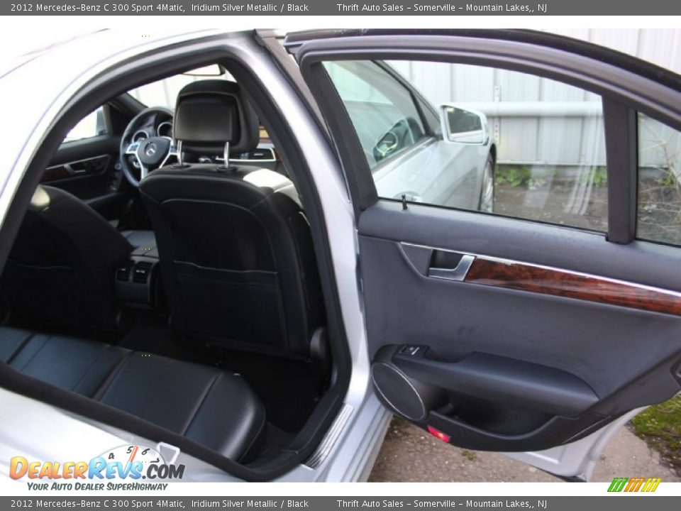 2012 Mercedes-Benz C 300 Sport 4Matic Iridium Silver Metallic / Black Photo #17