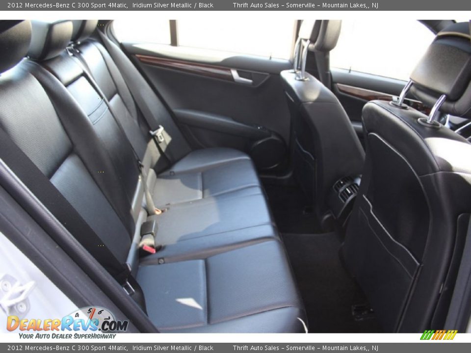 2012 Mercedes-Benz C 300 Sport 4Matic Iridium Silver Metallic / Black Photo #18