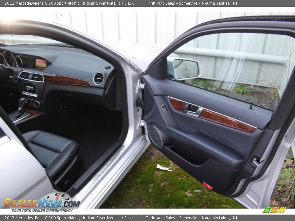2012 Mercedes-Benz C 300 Sport 4Matic Iridium Silver Metallic / Black Photo #19