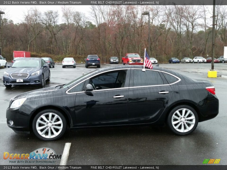 2012 Buick Verano FWD Black Onyx / Medium Titanium Photo #10