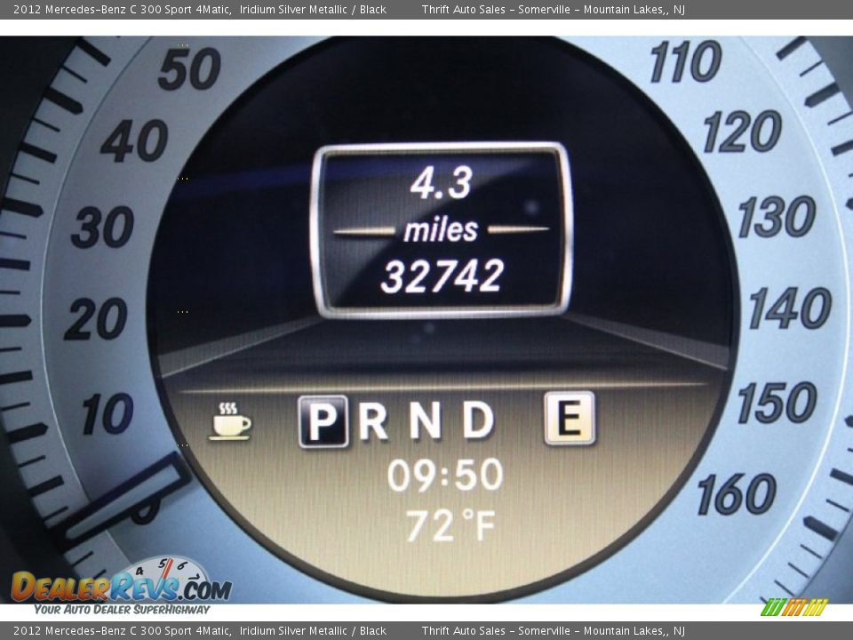 2012 Mercedes-Benz C 300 Sport 4Matic Iridium Silver Metallic / Black Photo #22