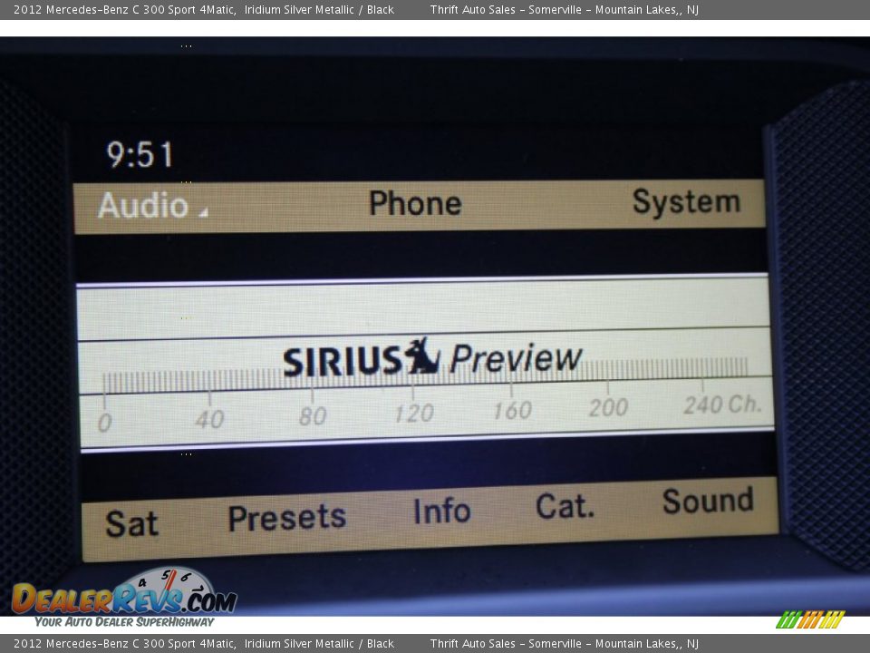 2012 Mercedes-Benz C 300 Sport 4Matic Iridium Silver Metallic / Black Photo #23