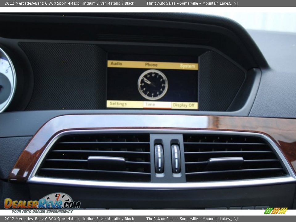 2012 Mercedes-Benz C 300 Sport 4Matic Iridium Silver Metallic / Black Photo #24