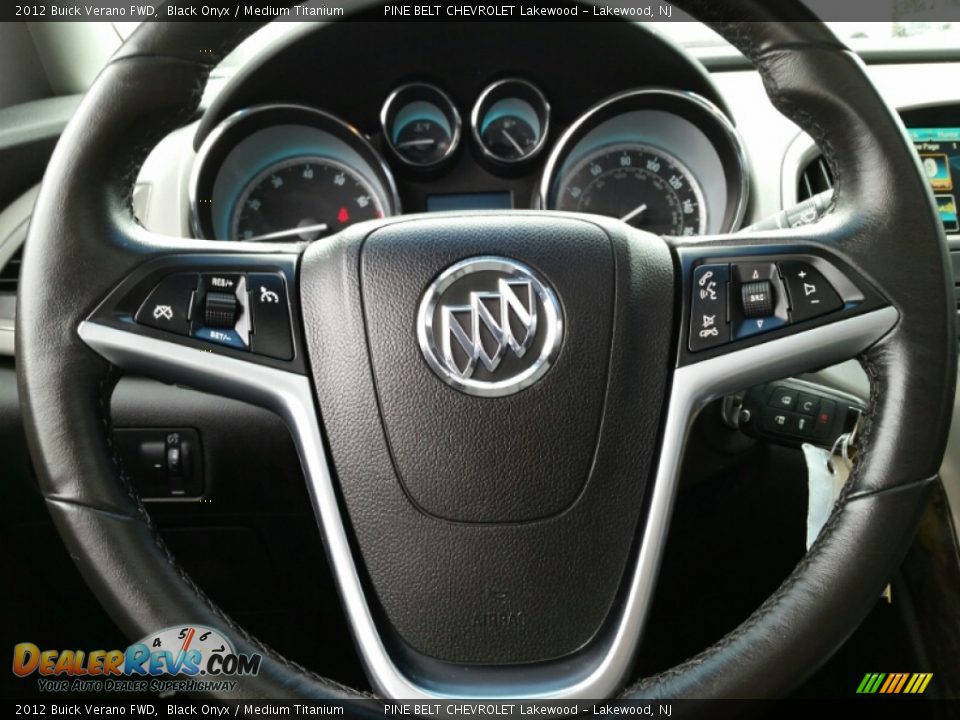 2012 Buick Verano FWD Black Onyx / Medium Titanium Photo #14
