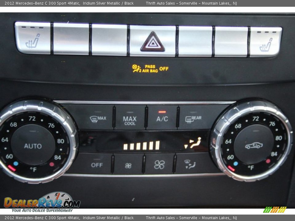 2012 Mercedes-Benz C 300 Sport 4Matic Iridium Silver Metallic / Black Photo #26