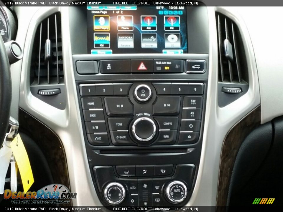 2012 Buick Verano FWD Black Onyx / Medium Titanium Photo #16