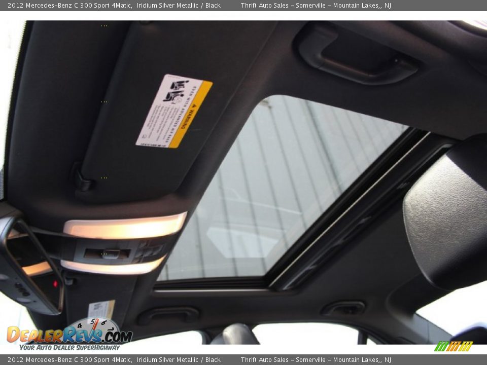 2012 Mercedes-Benz C 300 Sport 4Matic Iridium Silver Metallic / Black Photo #33