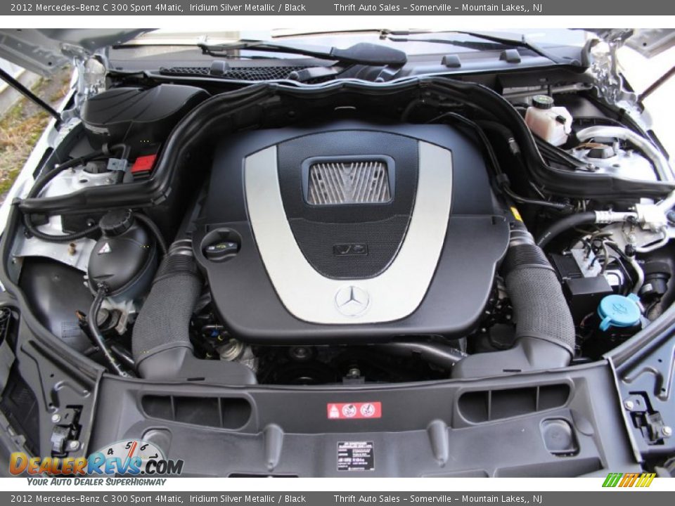 2012 Mercedes-Benz C 300 Sport 4Matic Iridium Silver Metallic / Black Photo #34